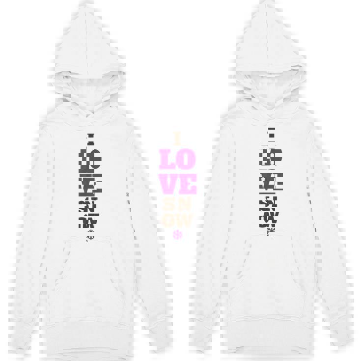 雪の冬が大好き パーカー