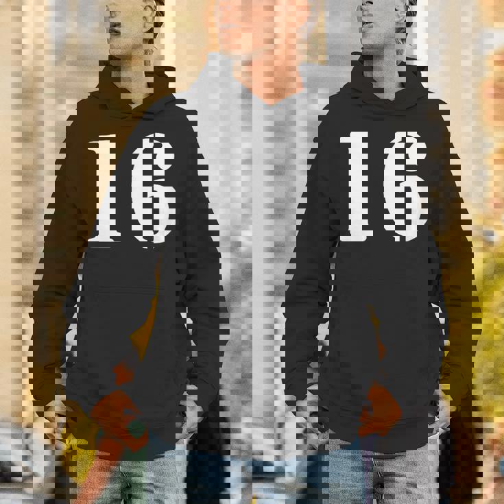 16番 16番 番号付き パーカー