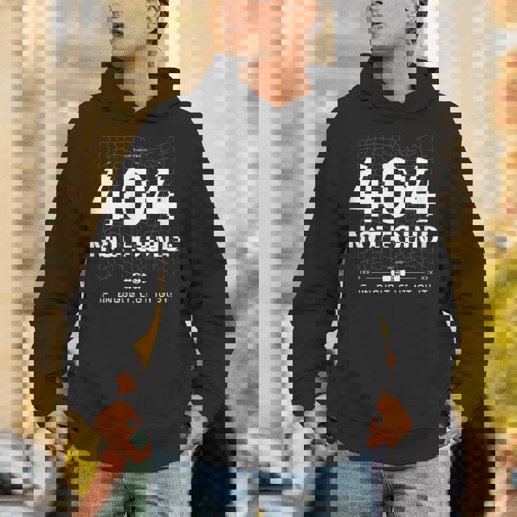 404 Error Not Found Humour パーカー