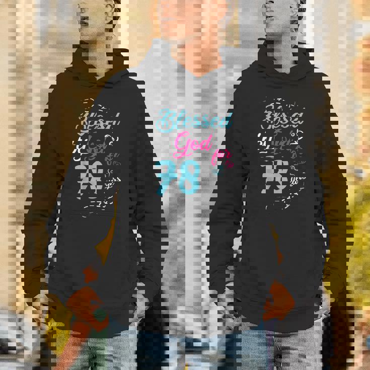 78歳 78歳 誕生日パーティー お祝い 神に祝福 パーカー