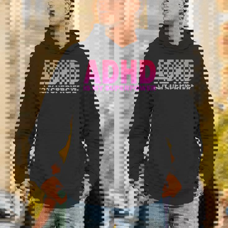 Adhdは私の超能力adhd意識セロトニン陽性 パーカー