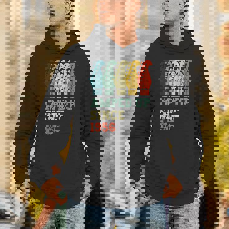 Amped Upince 1956 レトロ 誕生日 ギター 音楽 誕生年 パーカー