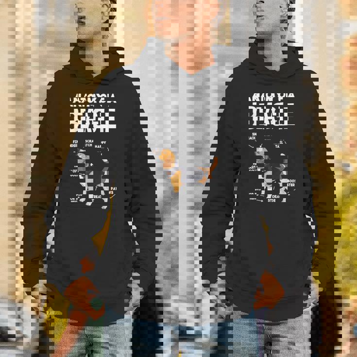 Anatomy Of A Beagle ファニービーグル パーカー