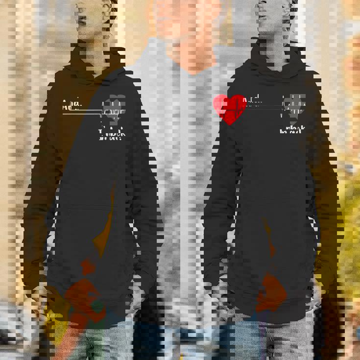 And I'm Back 心臓専門医 心臓サバイバー 心臓病患者 心臓 パーカー