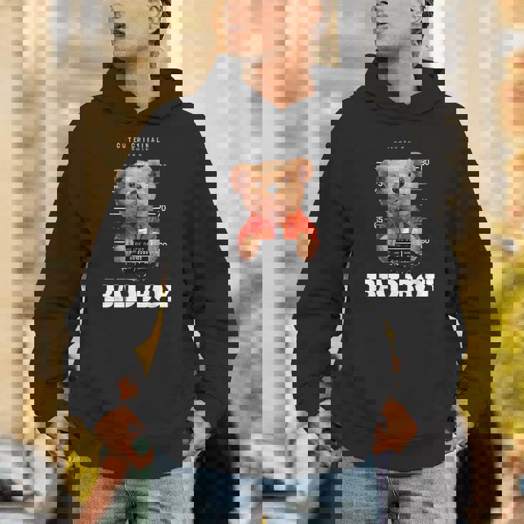 Bad Boy Teddy Bear Graphic tyle Fun パーカー