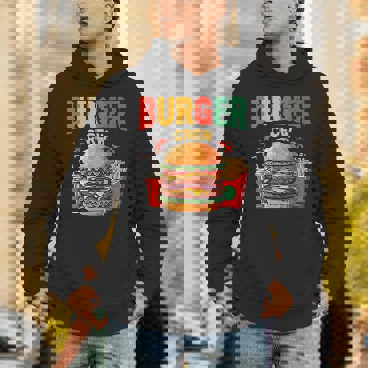 Berger Crew Hamburger Cheeseburger Fast Food Lovers パーカー