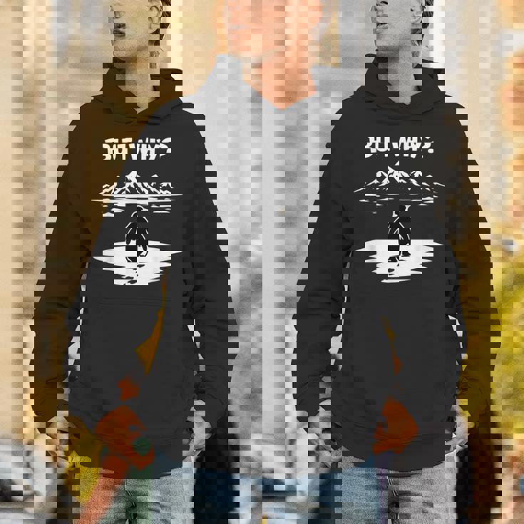 But Why Penguin Mountains Cute パーカー