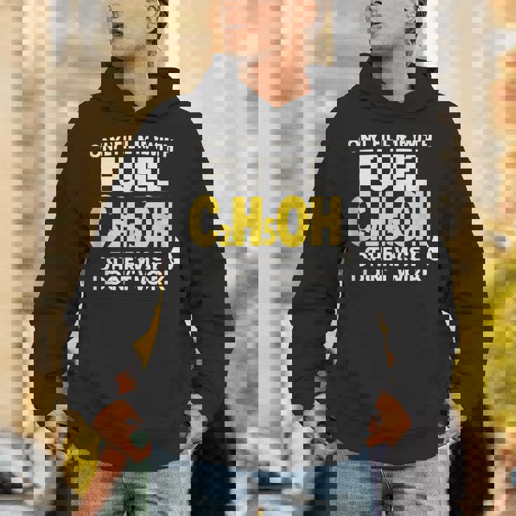 C2H5OH Fuel Chemistry Alcohol Molecule Science Humor Tank Top Unisex Hoodie