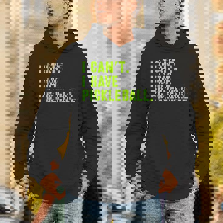 I Can't I Have Pickleball、皮肉、面白いピックルボール パーカー