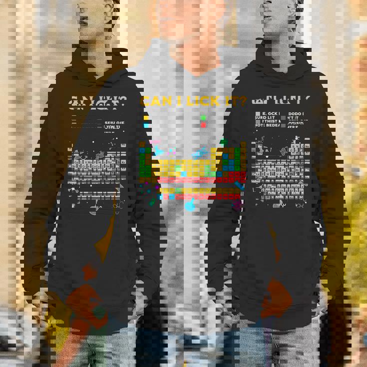 Can I Lick It 周期表 面白い 科学 先生 学生 パーカー