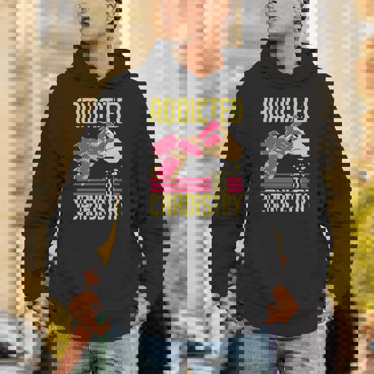 Cardistry マジック トランプ トレーニング トリック ストリートアーティスト 長袖tシャツ パーカー