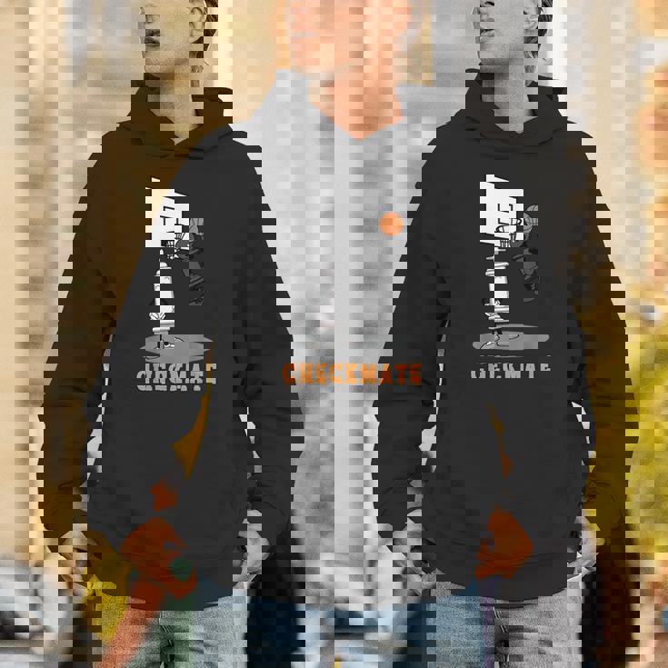 Checkmate Pawn Defeat King In Basketball チェスtシャツ パーカー