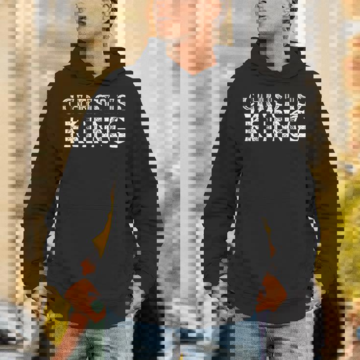 Christ Is King 忠実なキリスト教信者・崇拝者 パーカー