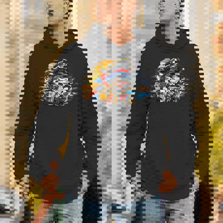 Dads Piratehark グラフィック 漫画 海 アドベンチャーシャツ パーカー