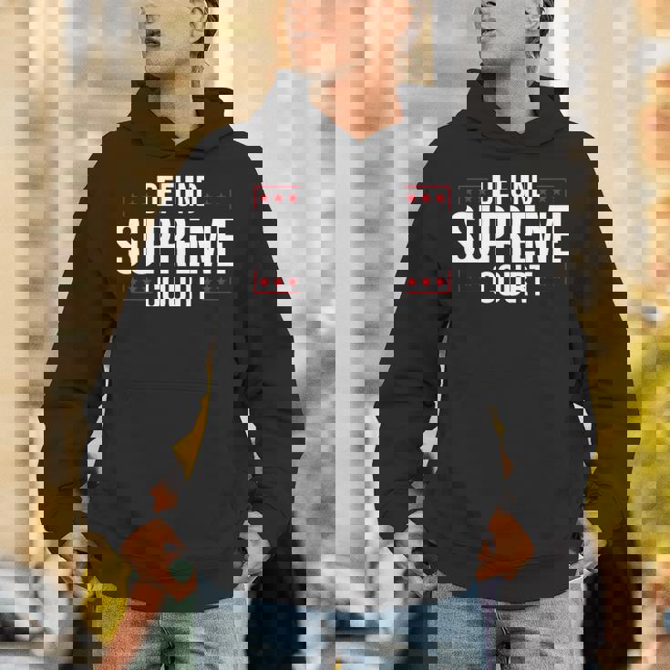 Defundupreme Court 政治的声明 長袖tシャツ パーカー