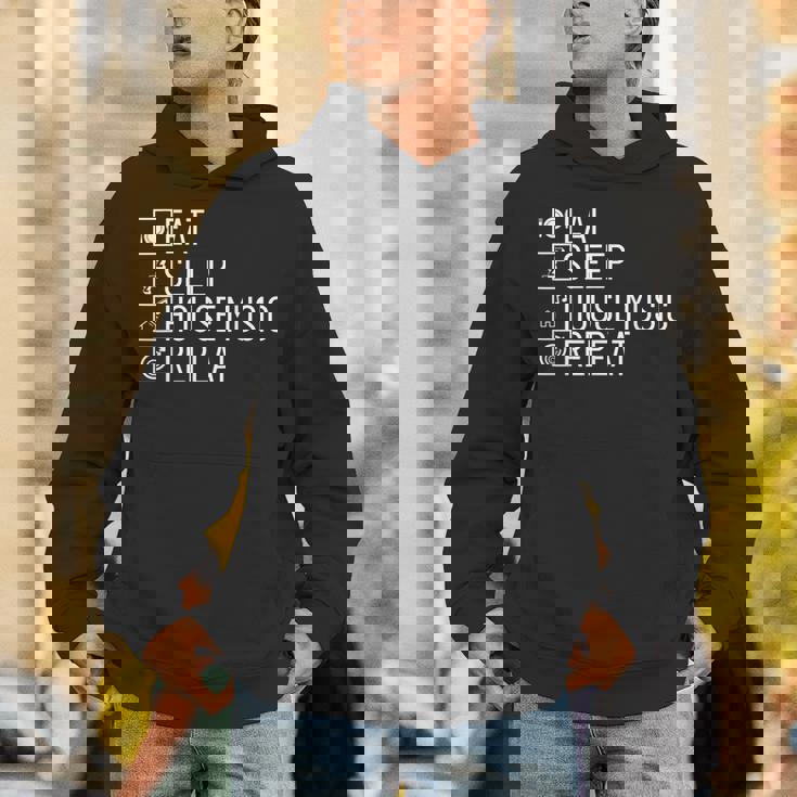 Eatleep House Music リピート Edm Lover Djハウスミュージック パーカー