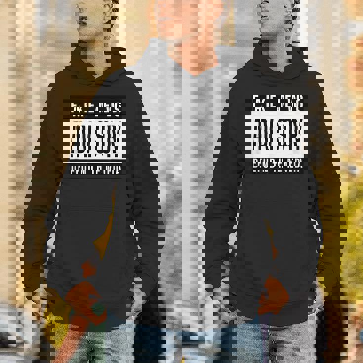 Fake News Advisory Defund The Media パーカー