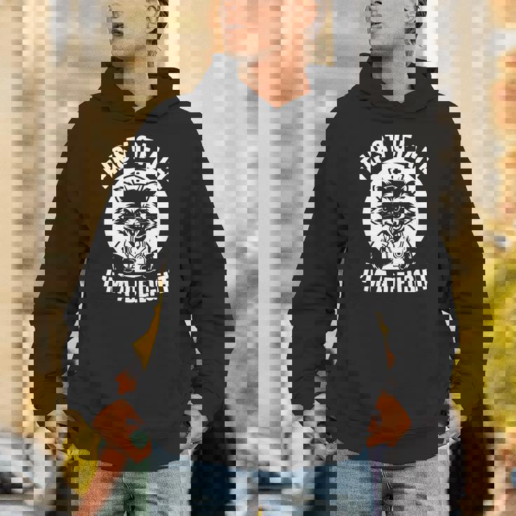 First Of All I'm A Delight アライグマ 看護師 面白い 長袖tシャツ パーカー