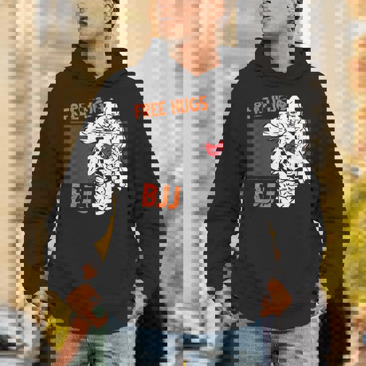 Free Hugs ブラジリアン柔術 Bjj 格闘技 面白い総合格闘技 パーカー