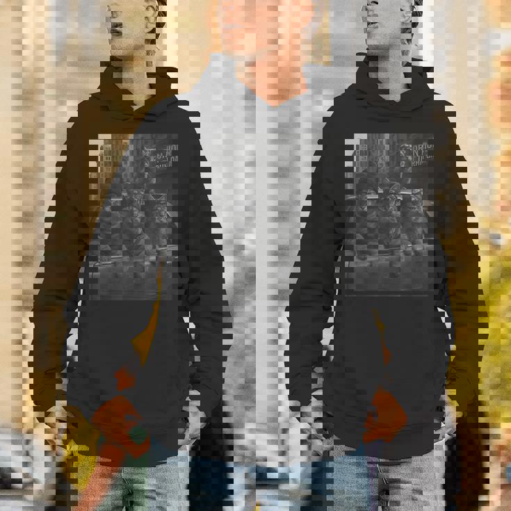 Cat Gang Memetreet 皮肉な猫ギャングスター パーカー