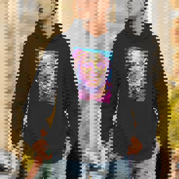 Glitchedenustatueaporwave パーカー