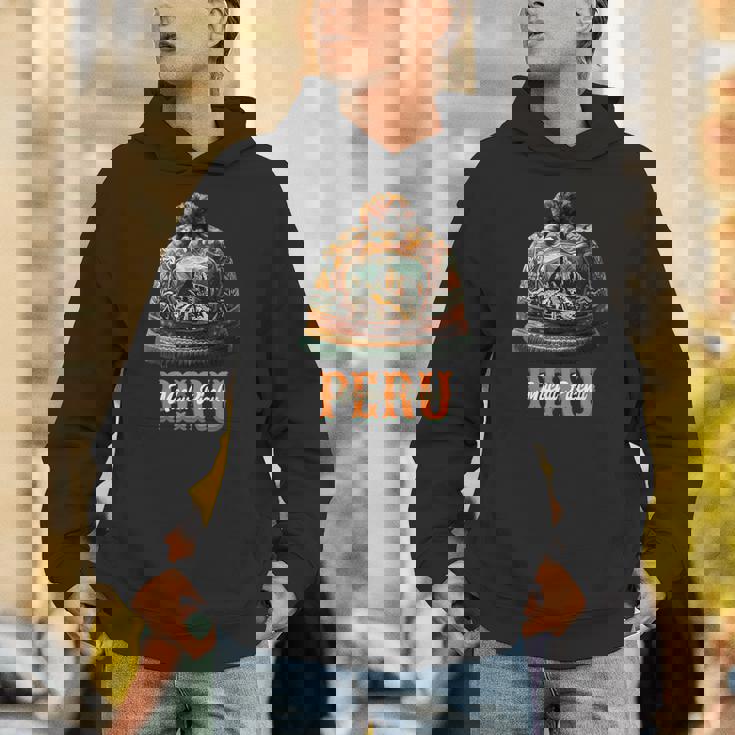 Grafico マルチカラー Chullo Peruano Machu Pichu パーカー