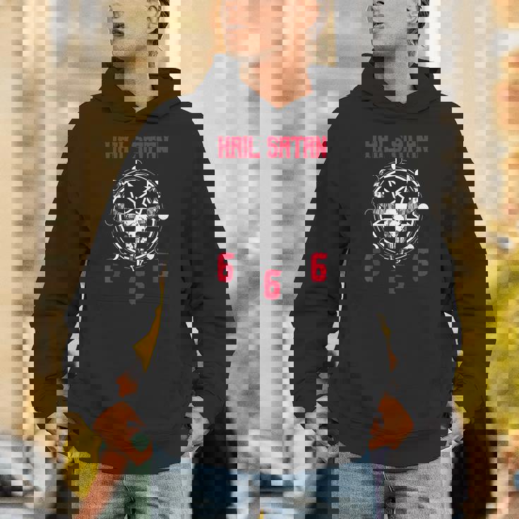 Hailatan 666 バフォメット ペンタグラム ルシファー オカルトサタニック パーカー