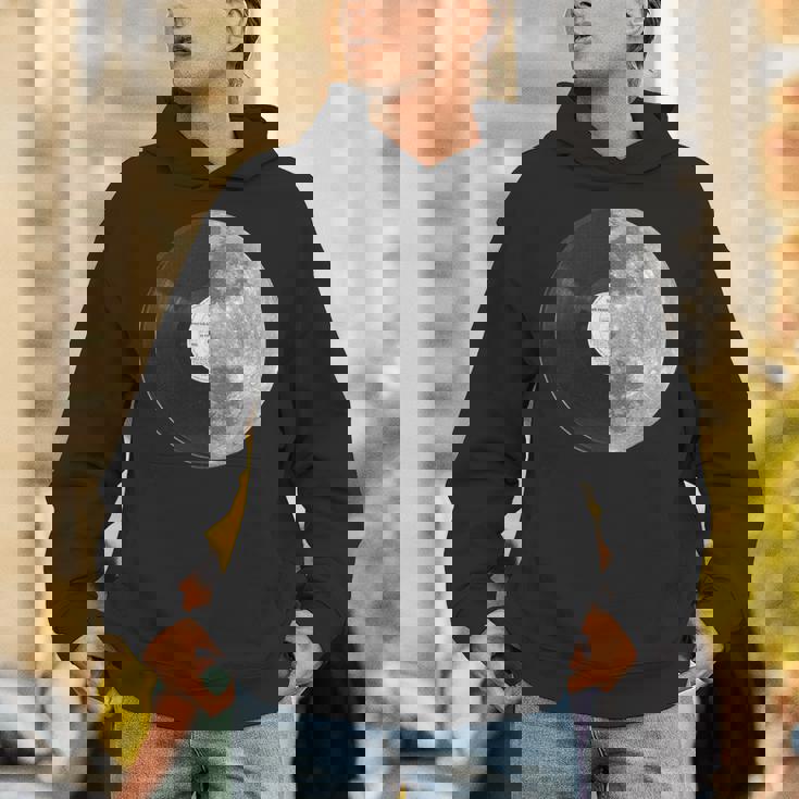 Half Mooninyl Record – Music Lover Lunar Graphic パーカー