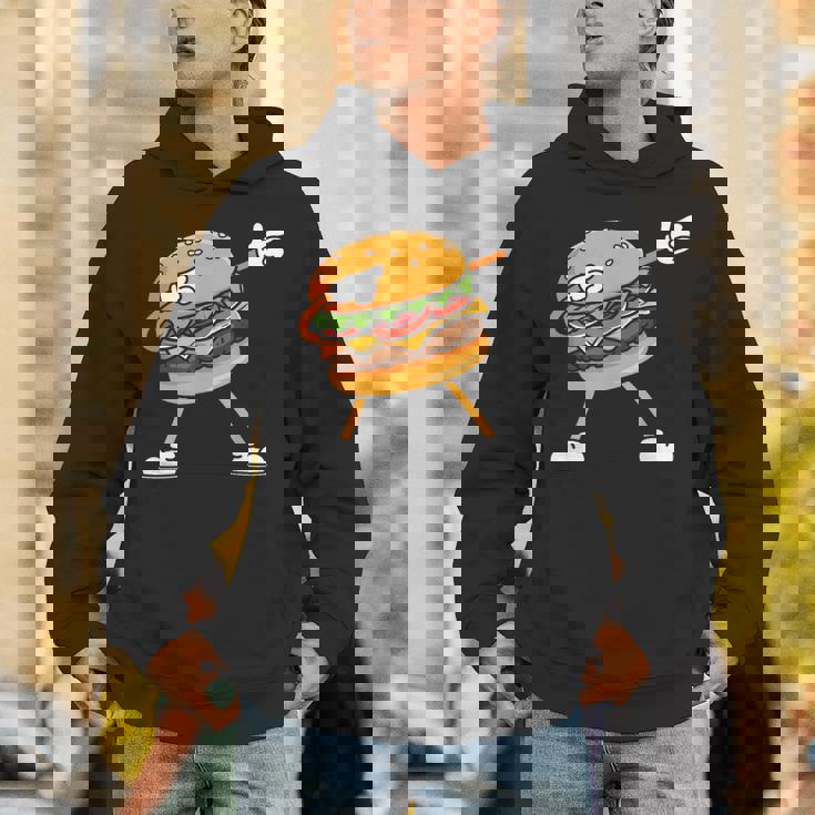 Hamburger チーズバーガー Burger Fast Food Cheeseburger Dabbing パーカー