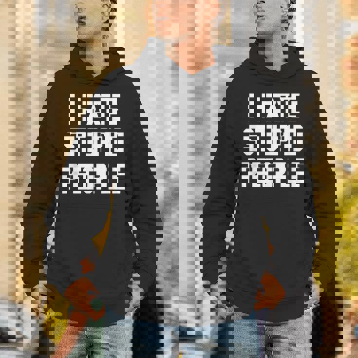 I Hatetupid People ayingarcastic Novelty パーカー