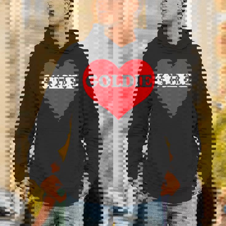 I Heart Goldie I Love Goldie カスタマイズ可 パーカー