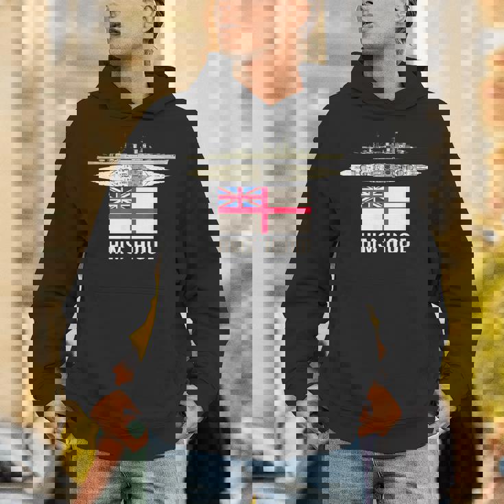 Hms Hood イギリス戦艦図 海軍旗 パーカー