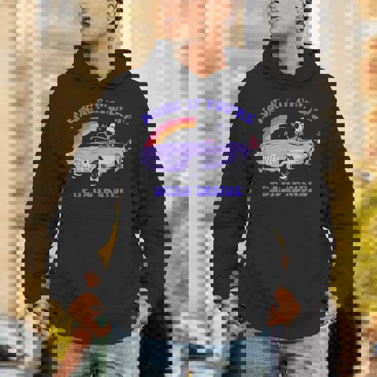 Honk If You're Dead Inside デザイン パーカー