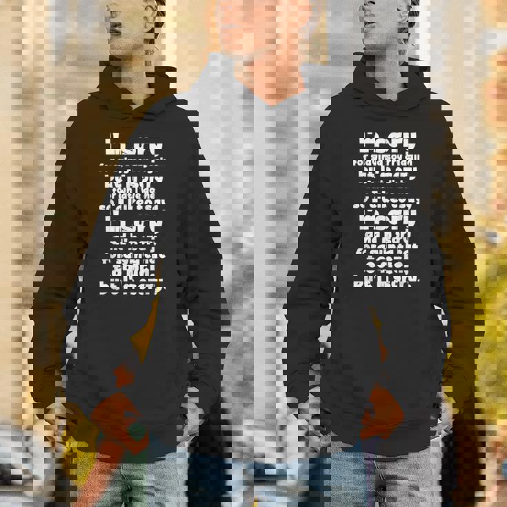 I'morry Foraysorry Beingorry おかしな謝罪 パーカー