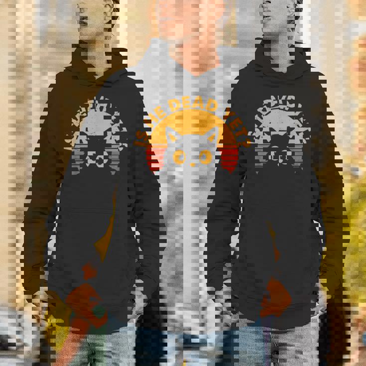 Is-He-Vintage-Dead-Yet 猫 パーカー