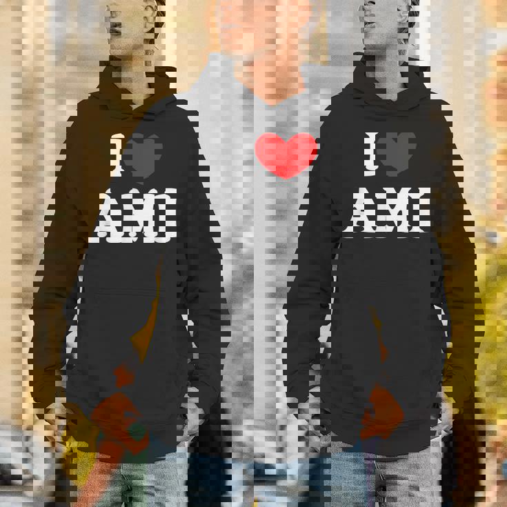 I Love Ami 私は愛する Ami パーカー