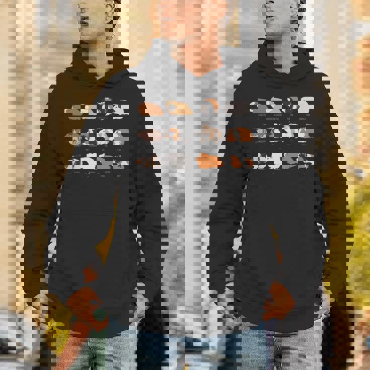 I Love Guinea Pig モルモット種tシャツ 長袖tシャツ パーカー