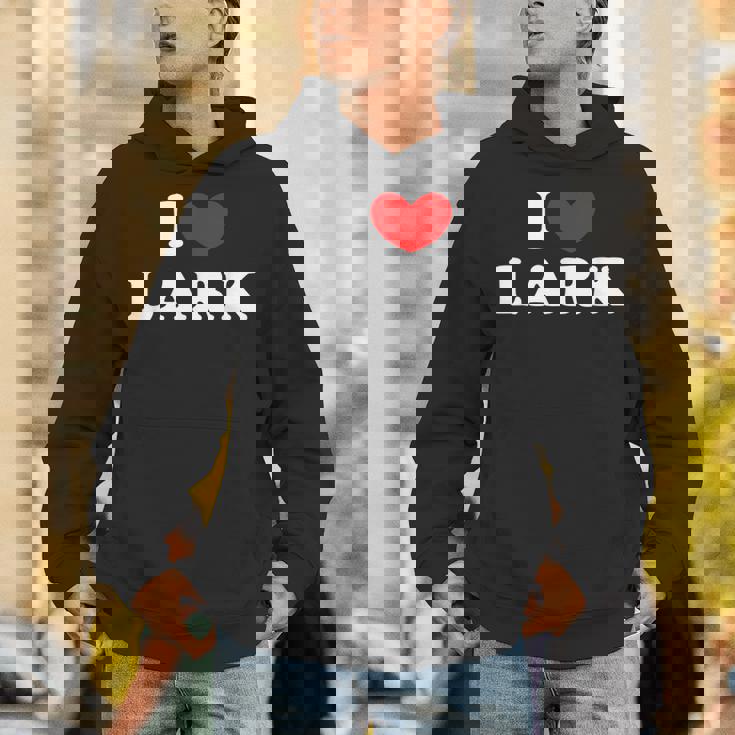 I Love Lark 私は愛する Lark パーカー