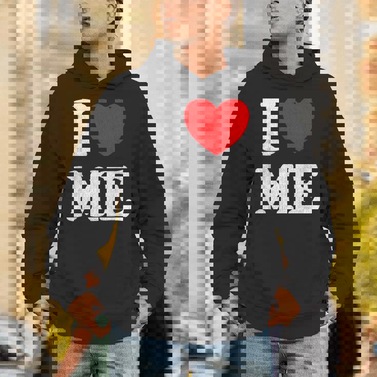 I Love Me シャツ Y2k ジョーク I Heart Me Love Myself Maine パーカー