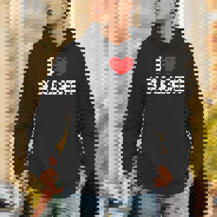 I Love Nami 私は愛する Nami パーカー