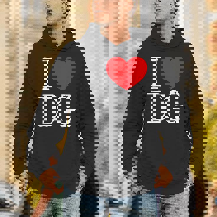 I Love ハート Dg パーカー