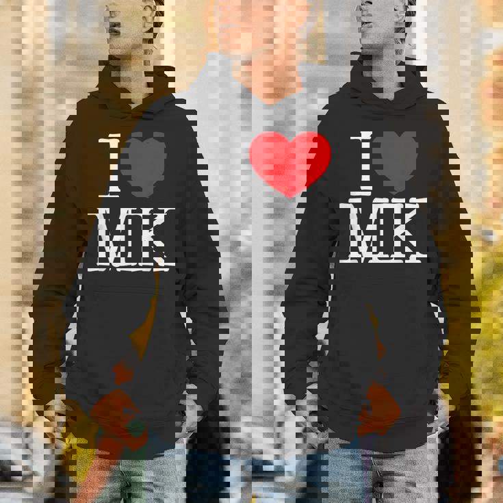 I Love ハート Mk パーカー