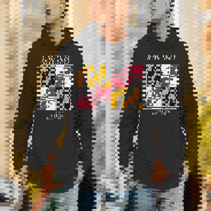 Maryland Flag 7Th Ustate 1788 Maryland Native パーカー