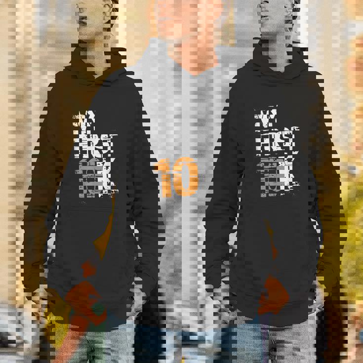 My First 10K 初心者達成マラソン パーカー