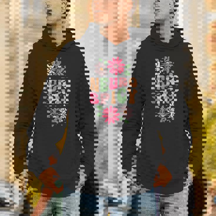 Neurospicy レトロフラワー パーカー