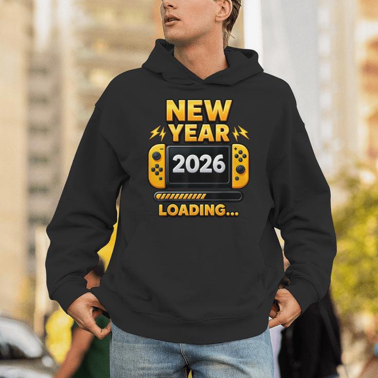 New Year 2026 Loading Gaming Controller New Years Eve Party Hoodie New Year 2026 Loading Gaming Controller Years Eve Party Unisex Hoodie Ylkeaaov S4 