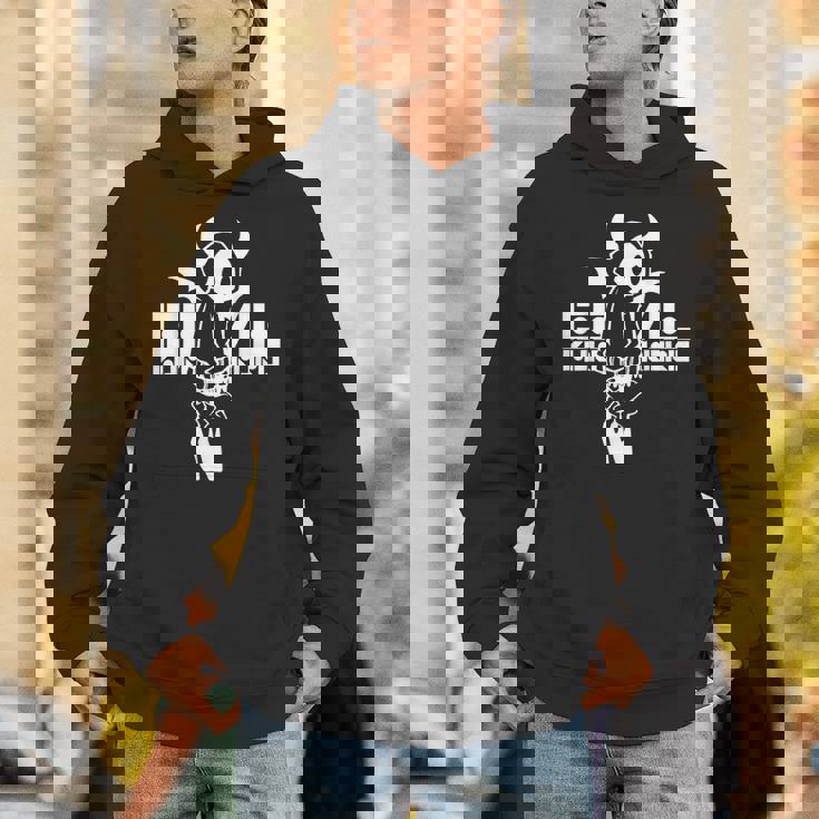 Nog-T-0004-悪魔-黒 パーカー