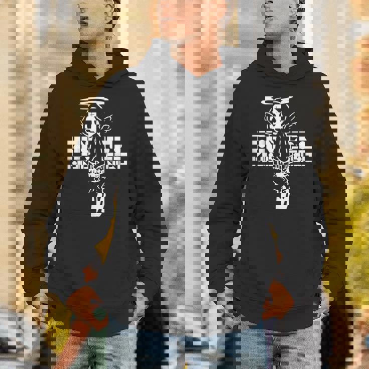 Nog-T-0012-天使-黒 パーカー