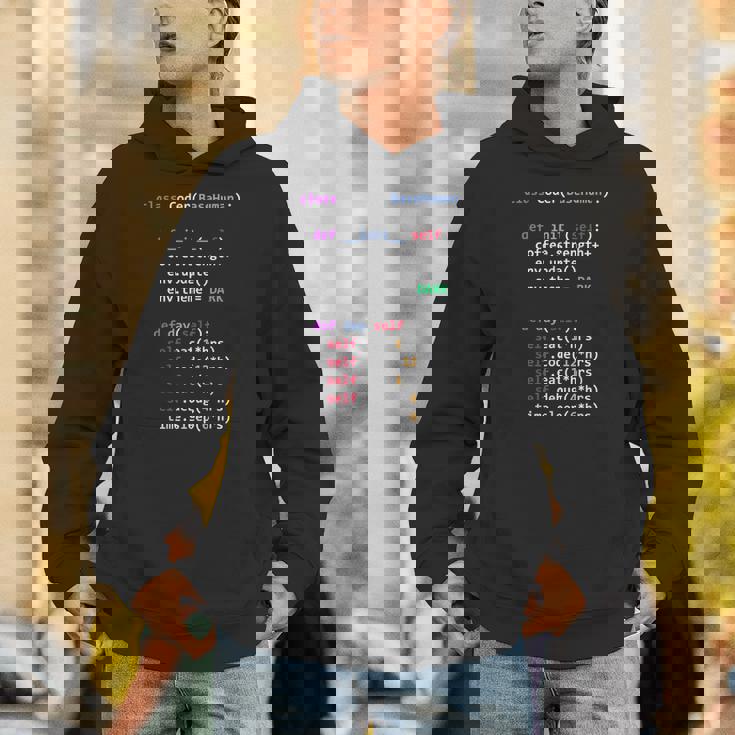 Python Eat Code スリープリピート パーカー