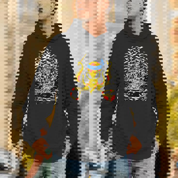 Retro Drumsticks Drummer Drums Hand パーカー